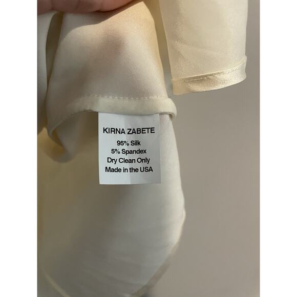 Kirna Zabete Silk Blend Camisole - Size m - Picture 4 of 5